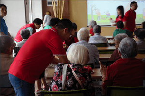 走进福利院，情暖老人心——新利体育供应链公益行